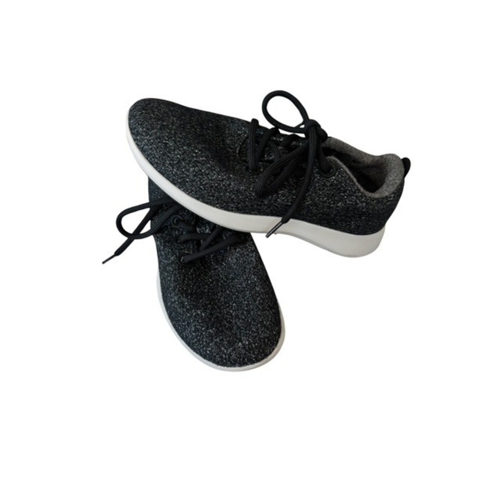 Allbirds Wool Runners Mens Charcoal Grey White Sneakers WRMIW9 - Picture 3 of 6